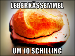 10-Schilling-Leberkässemmel